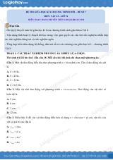 Đề thi giữa học kì 1 Vật lí 11 Kết nối tri thức - Đề số 7